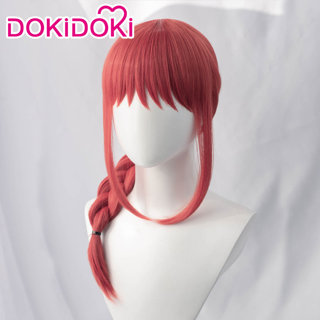 【Mange Ver. Ready For Ship】DokiDoki Manga Anime Cosplay Wig Long Red Halloween
