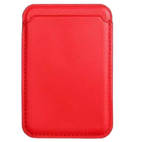 Magnetic Leather Card Holder Wallet