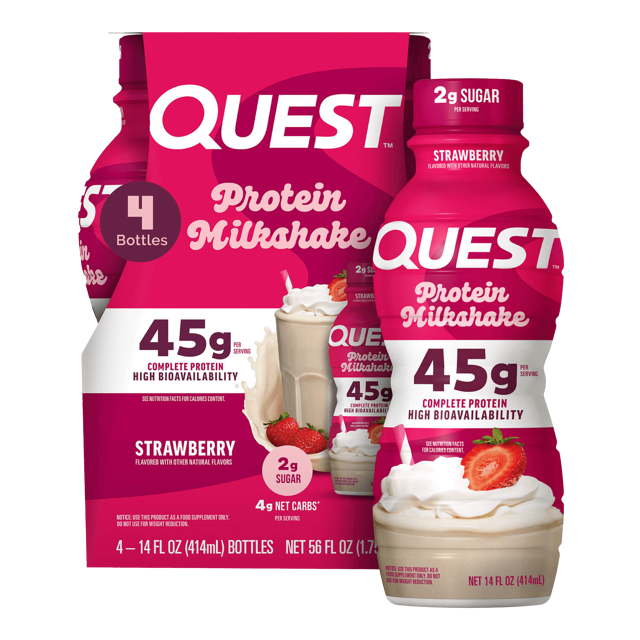 Strawberry 45g Protein Milkshake