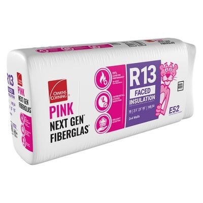 Owens Corning R-13 Kraft Faced Fiberglass Insulation Batts - All Sizes