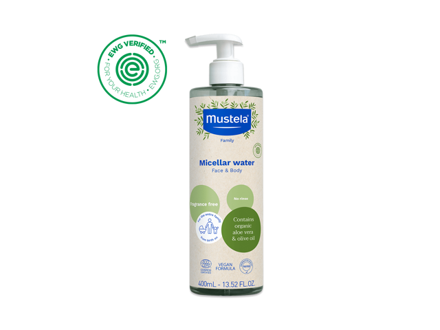 Organic micellar water with olive oil and aloe