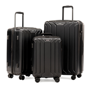 NONSTOP New York 3-Piece Expandable Spinner Luggage Set and 3-Piece Packing Cube Set
