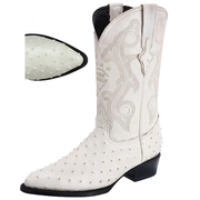 Ostrich Embossed Boots with Pointed Last 900 WD-226