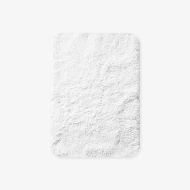 Plush Cotton Bath Rug with Non-Slip Latex Bottom