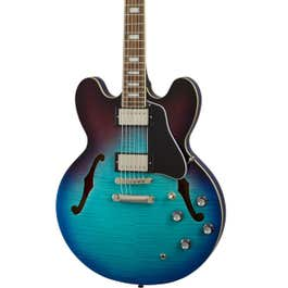 Epiphone ES-335 Figured Semi-Hollow Body Electric Guitar Blueberry Burst Restock Deal