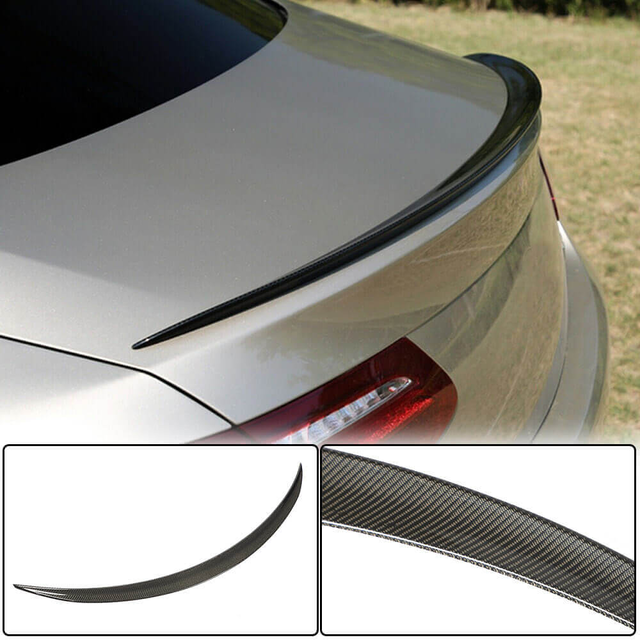 Mercedes Benz E Class W238 C238 Coupe 2017-2021 Rear Trunk Spoiler Carbon Fiber