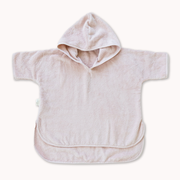 Organic Cotton Hooded Poncho Cover-Up