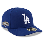 Men's Los Angeles Dodgers New Era Royal 2025 MLB Postseason Side Patch Low Profile 59FIFTY Fitted Hat