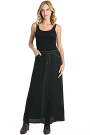 Jean A-Line Linen Skirt