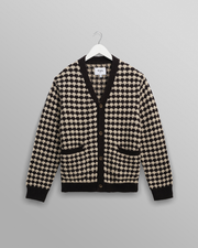 Walker - Black And Ecru Bubble Knit Cardigan
