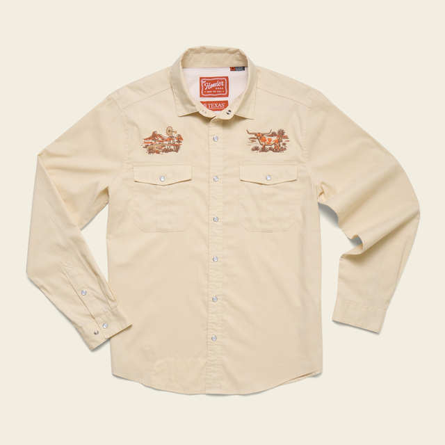 Texas Longhorns Gaucho Snapshirt - Longhorn Country : Tejas Tan