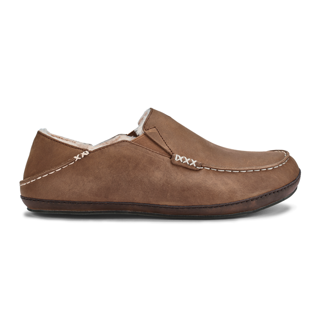 Moloā Slipper - Toffee / Dark Wood