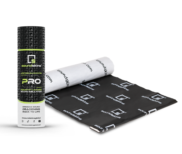 SoundSkins | Pro Two Door Sound Deadening Kit | SSPRO-1 | 3 Layers (Acoustic Foam, Foil, Rubber Butyl), 11 sq ft