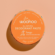 Woohoo All Natural Deodorant Paste (Tango) 60g - NEW FORMULA