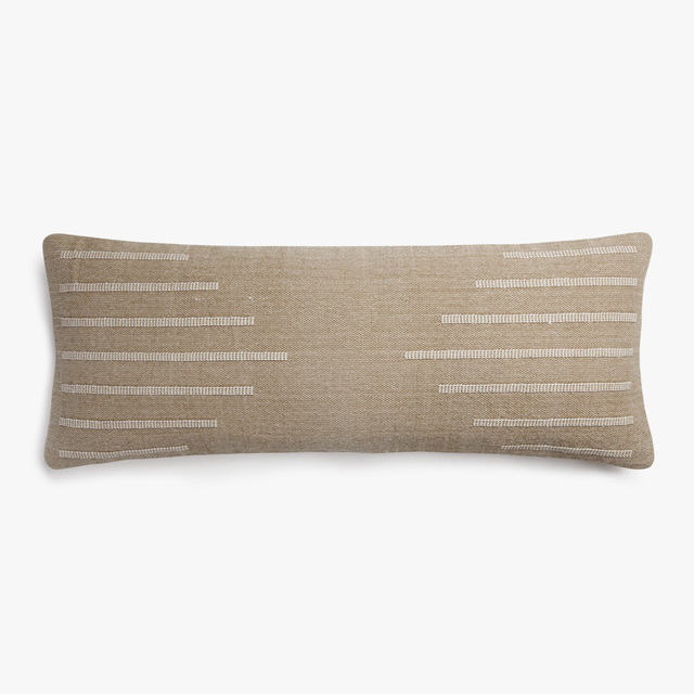 Desert Lumbar Pillow Cover (Natural)