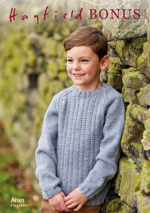 Sweater in Hayfield Bonus Aran (2507) | The Knitting Network