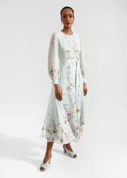 Lois Embroidered Midi Dress
