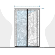 Clear Vinyl Magnetic Curtain