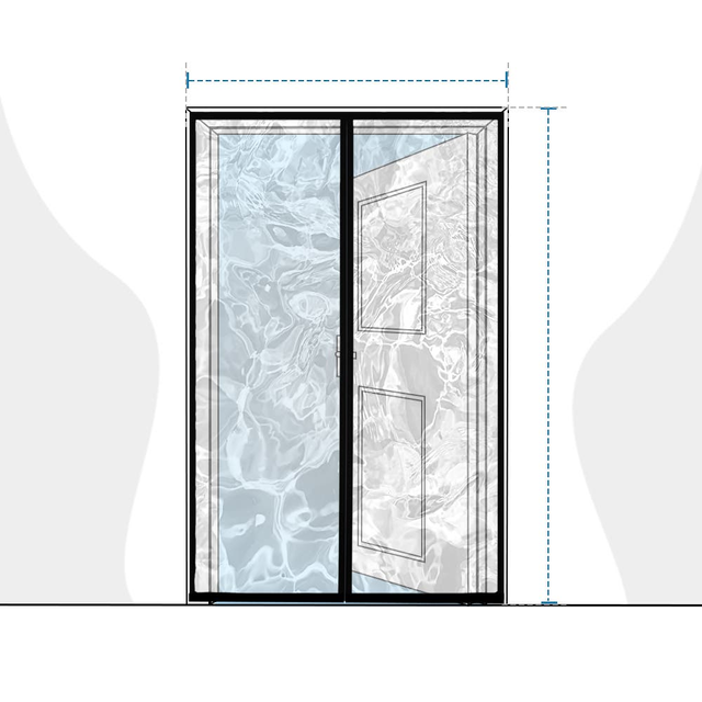 Clear Vinyl Magnetic Curtain