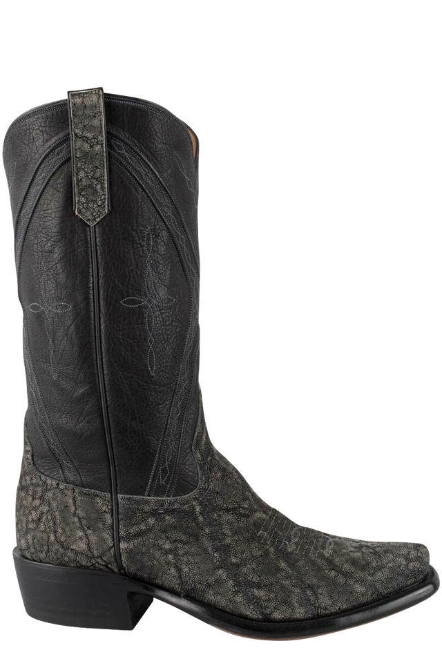 Rios of Mercedes Safari Gray Elephant Cowboy Boots - Granite