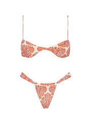 STELL - VOTTO Velvet Scoop Crop Bikini Set