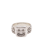 Maple Smiley Signet Ring