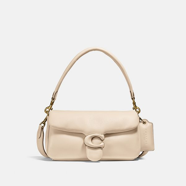 Bolsa Pillow Tabby 26 Coach - Off White