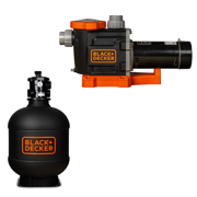 Inground BLACK+DECKER Pump & Sand Filter Duo (Up to 20,000 Gallons)
