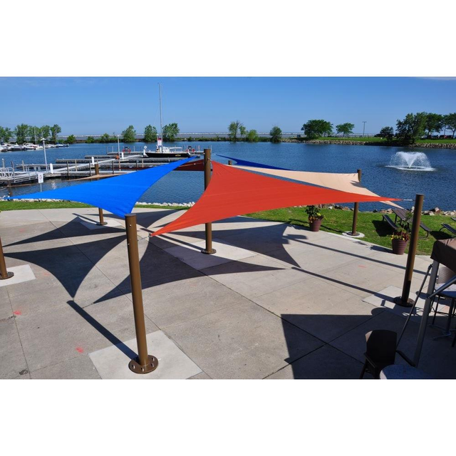 Premium 12' Right Triangle Commercial Grade Shade Sail with Hardware Included