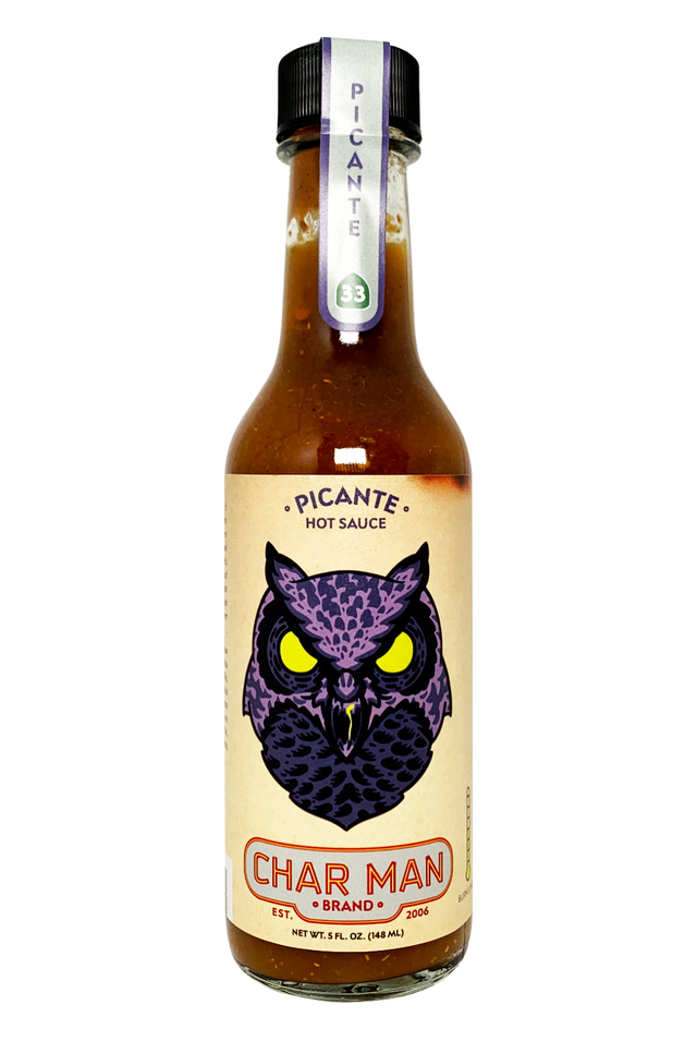 Char Man Picante Hot Sauce