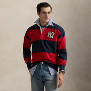 Yankees Polo Ralph Lauren Navy/Red Rugby Shirt