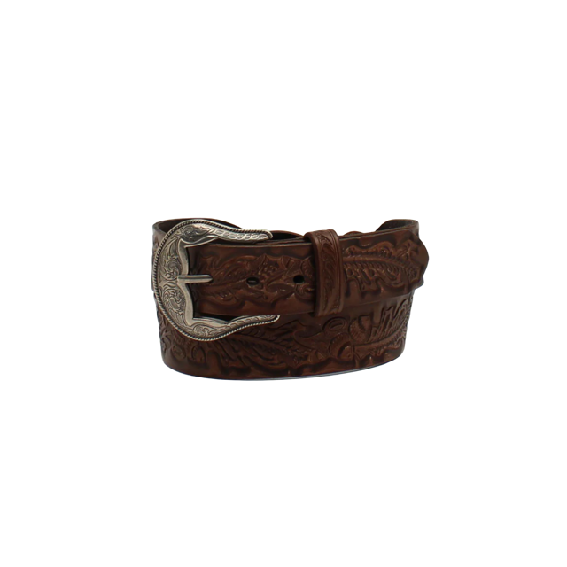 Angel Ranch Ladies Braided Acorn Brown Western Belt D140001202