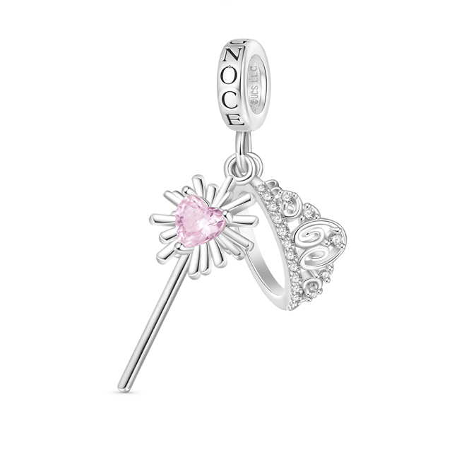 Check this out from gnoce! Wicked Glinda's Crown & Wand Pendant