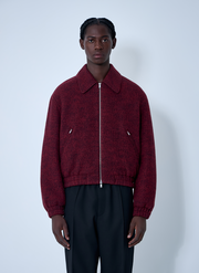 Wool-Blend Bomber Jacket