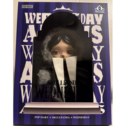 POP MART SKULLPANDA x Wednesday Nevermore Academy Plush Doll Pendant AUTHENTIC