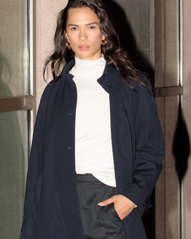 The 195 Merino Fitted Mockneck