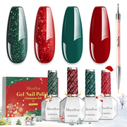 Christmas TPO-Free Thick Gel Nail Polish Classic Colors Set - US ONLY