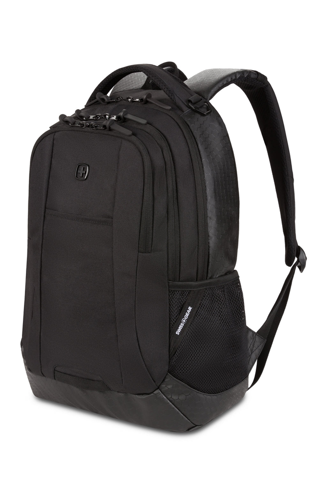 SWISSGEAR Cecil Laptop Backpack in Black Hex