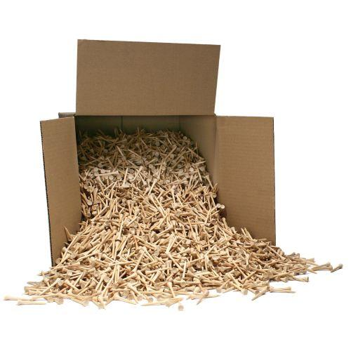 5,000 Bulk 2 1/8" Wooden Golf Tees