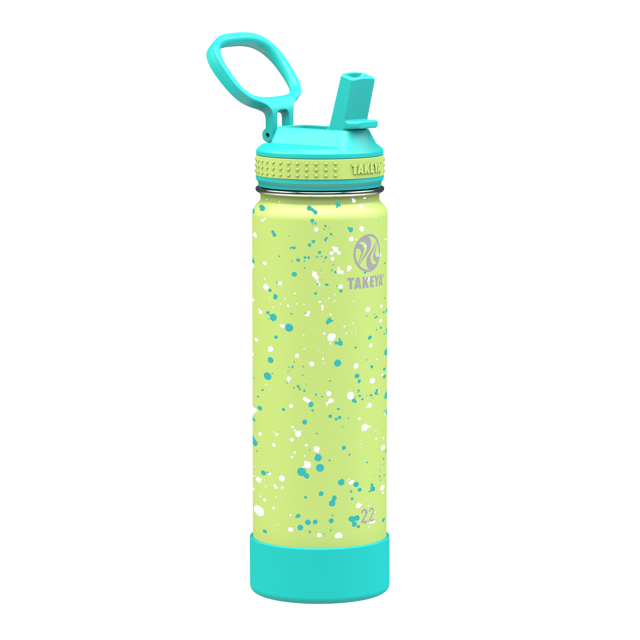 Actives Water Bottle With Straw Lid