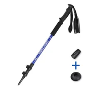 NECASIL G108 62-135CM Outdoor Walking Stick 3-Section Aluminum Alloy Trekking Pole for Camping - Blue