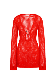 Montego Mini Dress - Chili Pepper Petit Crochet