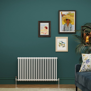 Milano Windsor - White Traditional Horizontal Double Column Radiator - Choice of Size and Feet