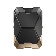 Magnetic Wallet with Stand-Gold