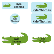 Alligator Preschool Labels Pack