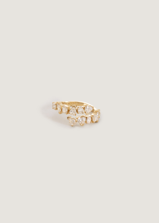 Aria Wrap Around Pavé Ring Diamond