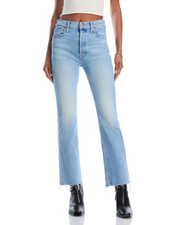 The Tripper Flood High Rise Fray Flare Jeans in Look Ma No Hands	
