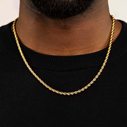 Gold Rope Chain 4mm