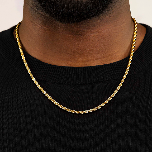 Gold Rope Chain 4mm