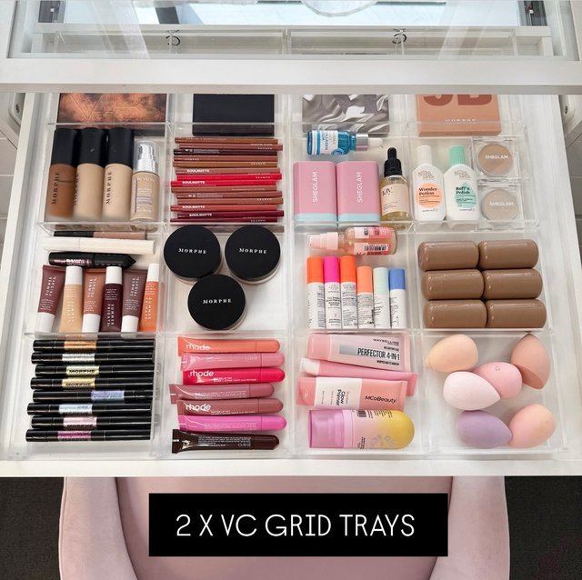 UP TO 30% OFF! VC ALEX/KOMPLEMENT TRAY - STORAGE PACK - IN CLEAR or PINK